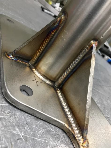 Trick weld in gussets 